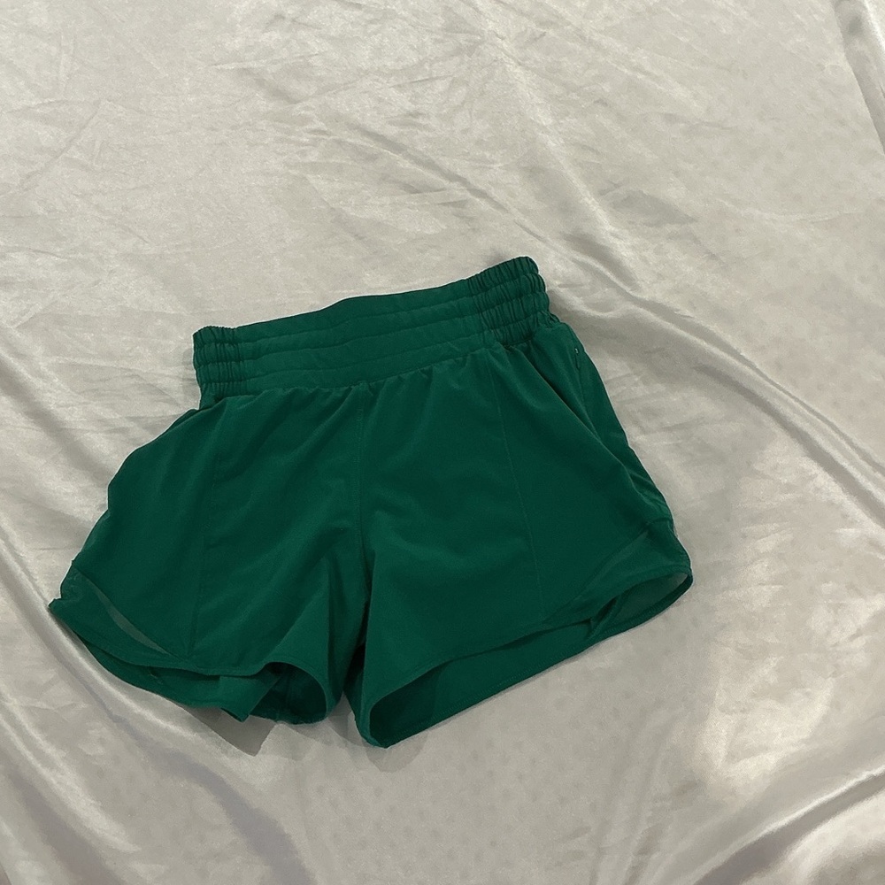 lululemon athletica Emerald Green Athletic Shorts